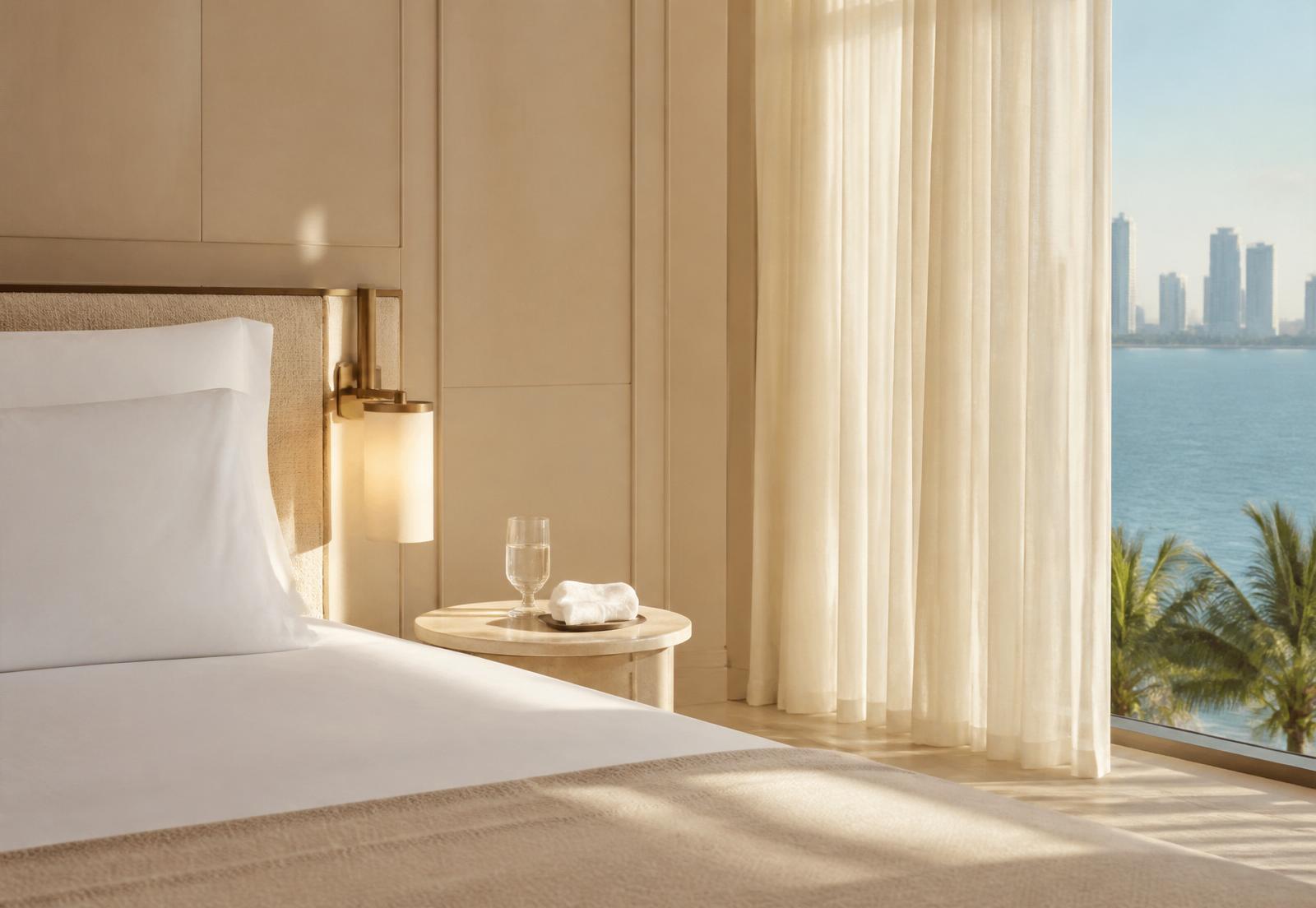 A luxury Miami hotel suite